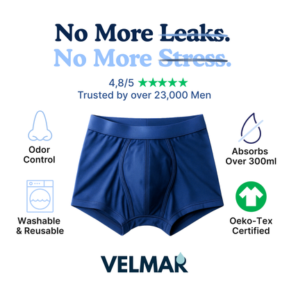 Velmar UltraDry™: Men's Ultra-Absorbent Boxer