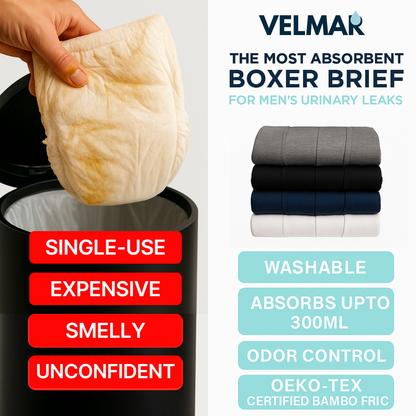 Velmar UltraDry™: Men's Ultra-Absorbent Boxer