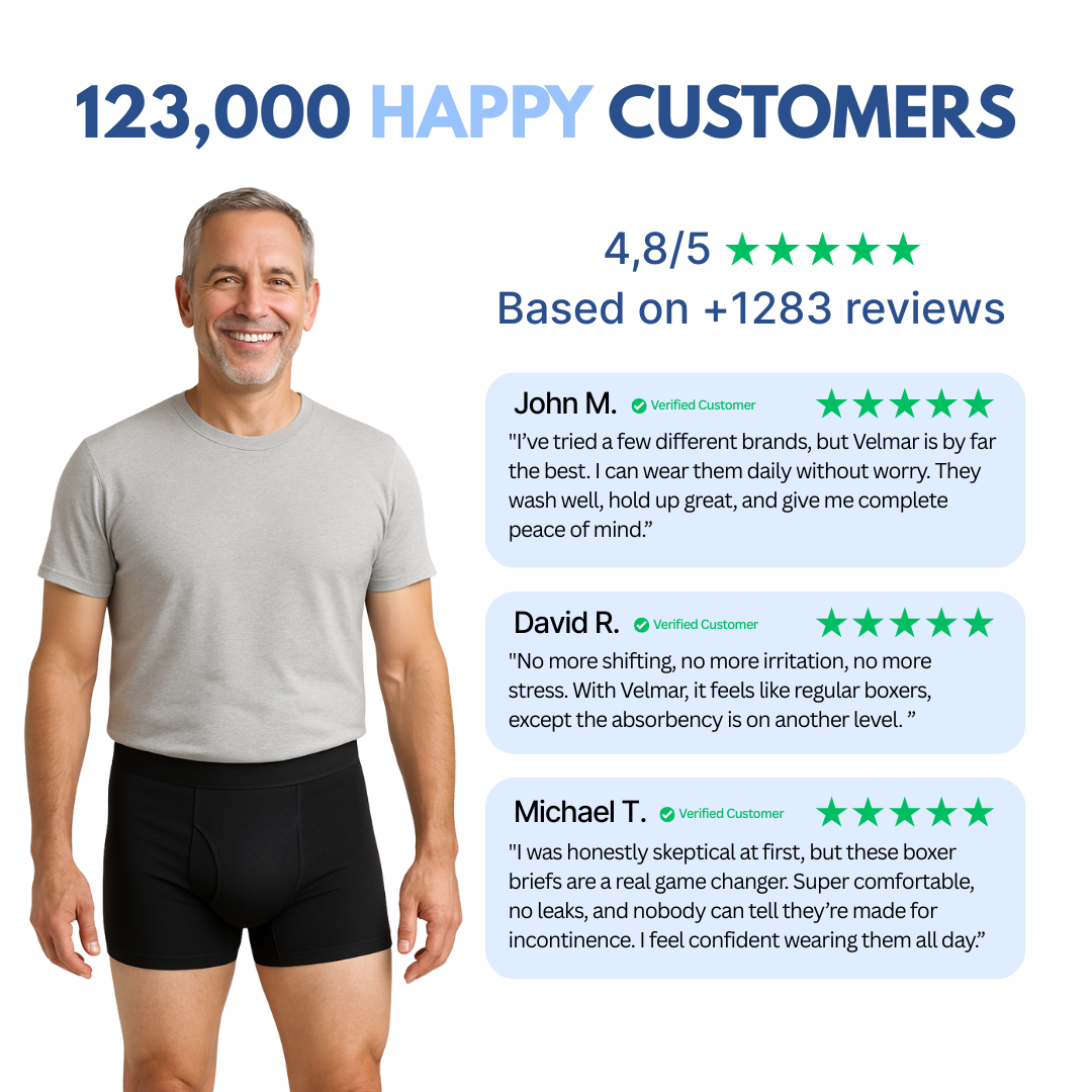 Velmar UltraDry™: Men's Ultra-Absorbent Boxer